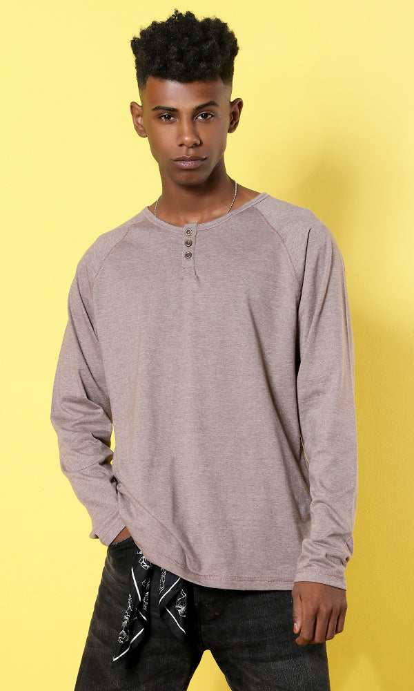 henley long sleeve t-shirt